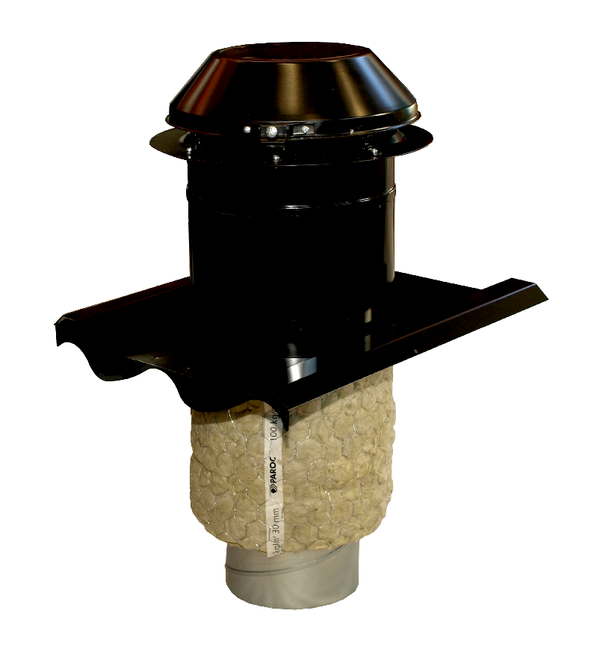 Systemair THB 160 Hood w. cover pl. black