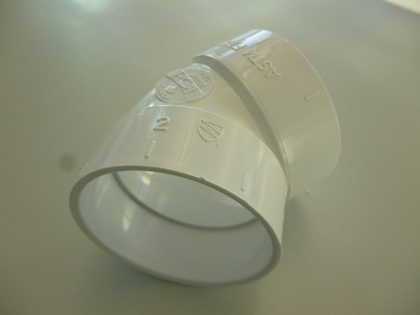 Systemair Ø51 45 GR Bend for pipe system