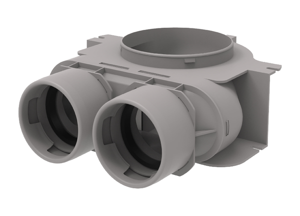 Systemair Tube F VC-W-P 2x75/125