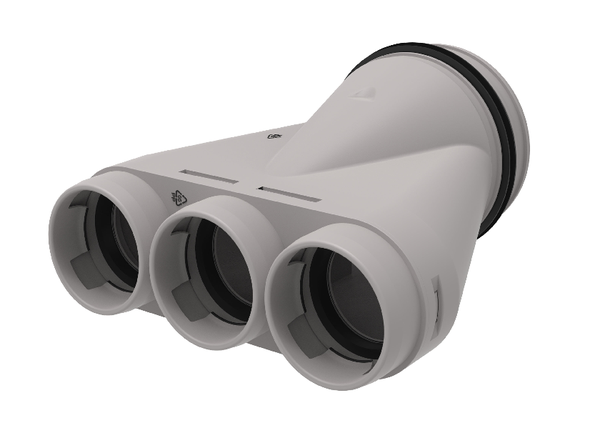 Systemair Tube F TRANS 3x63/DN125