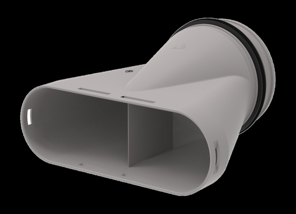 Systemair Tube F adapt. varia/DN125 asym