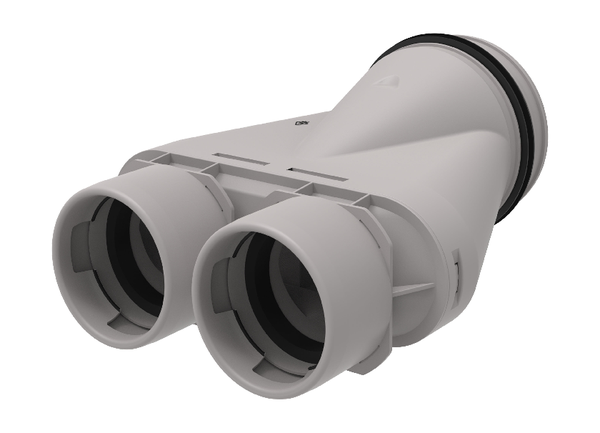 Systemair Tube F TRANS 2x75/DN125