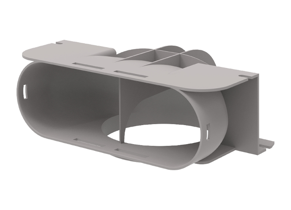 Systemair Tube F adapter varia/90°/DN125
