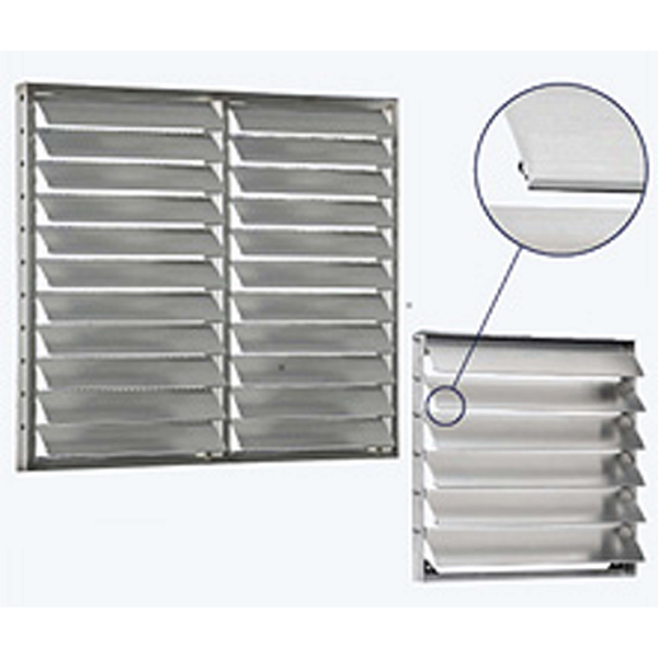 Systemair WAK 100 louvre shutter alu