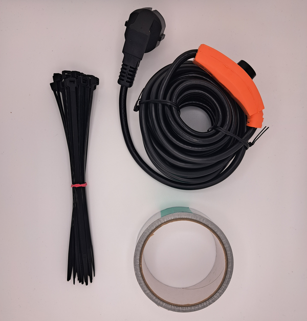Systemair Siphon trace heating 1 m