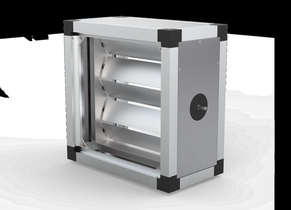 Systemair KKD 025-damper-section