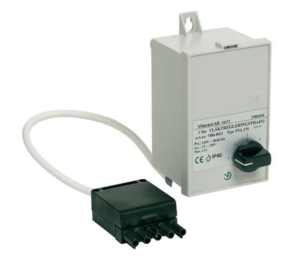 Systemair RE 1,2 Speed control