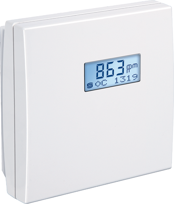 Systemair CO2 room sensor RCO2-W-LCD