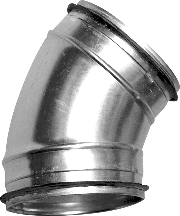 Systemair B 125 45 degree bend w/seals