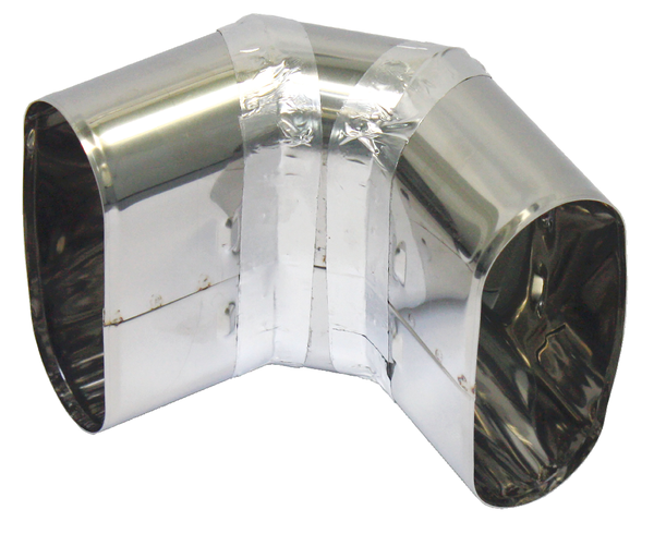 Systemair KWL segm.bend 90°,wide s. S100