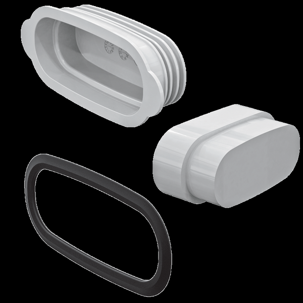 Systemair TUBE O - oval pipe plug