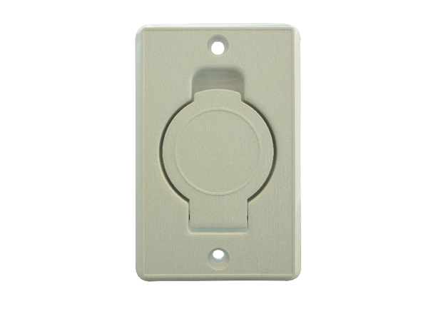 Systemair Ø51 Wall outlet, white plastic